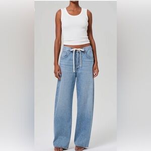 Citizens Of Humanity Brynn Drawstring Trouser Jeans in Blue Lace - 27
